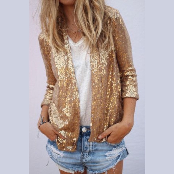 charlotte russe sequin jacket